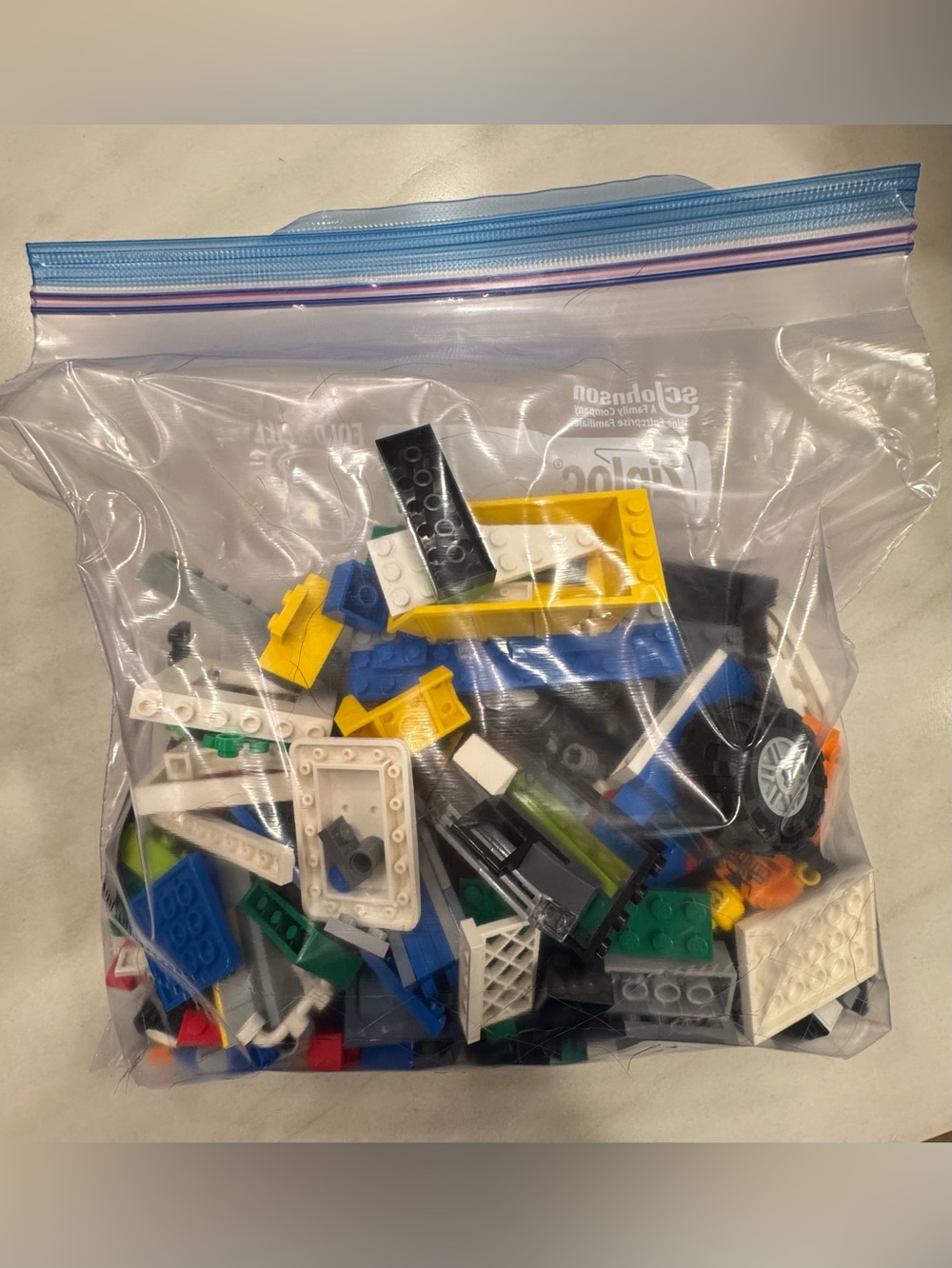 1 lb Mixed Lego Building Bricks Bag - Assorted Pieces from Different Sets!